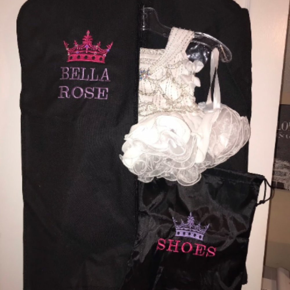 Personalized Pageant/Dance Embroidered GarmentBag